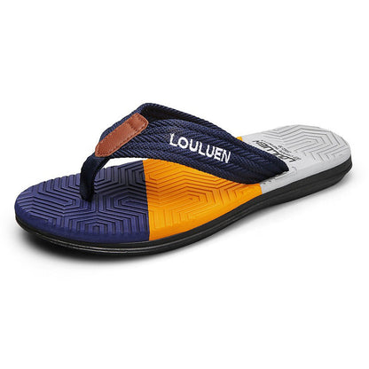 Tong orthopédique homme style tressé léger