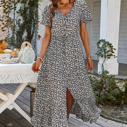 Robe d’Été RusticCharm | Style Fluide, Décontracté et Élégant