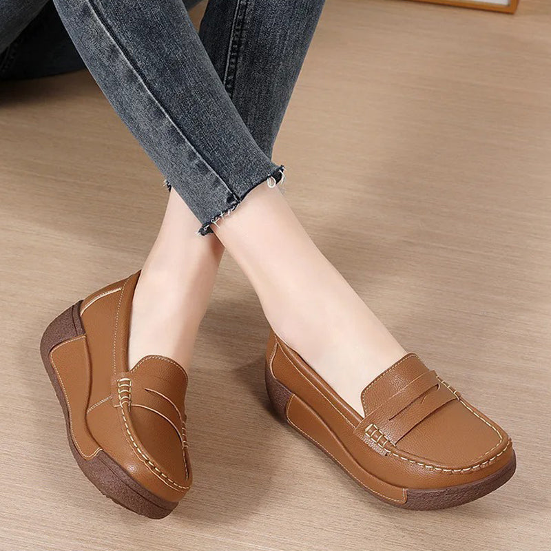 Mocassin orthopédique femme semelle amortissante