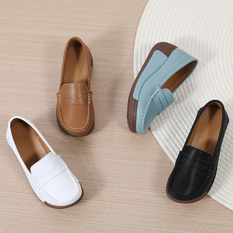 Mocassin orthopédique femme semelle amortissante