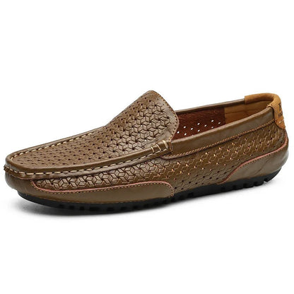 Mocassin orthopédique homme ajouré respirant