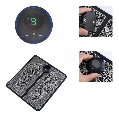 Tapis de Massage Sans Fil pour Pieds | Soulagement Rapide, Efficace