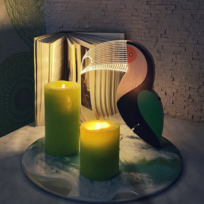 Lampe Animaux en Bois pour Enfants | Veilleuse Mignonne et Douillette