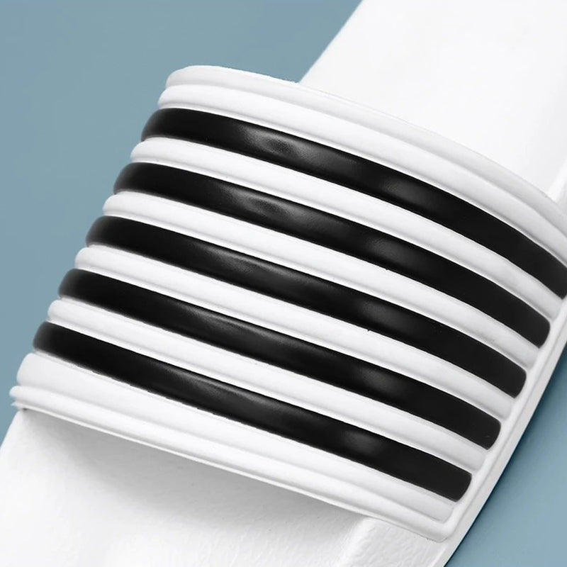 Claquette orthopédique homme style sportif à bandes