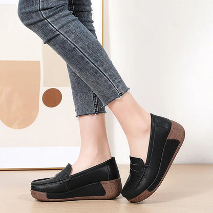 Mocassin orthopédique femme semelle amortissante