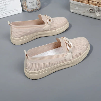 Mocassin orthopédique femme à bride fantaisie