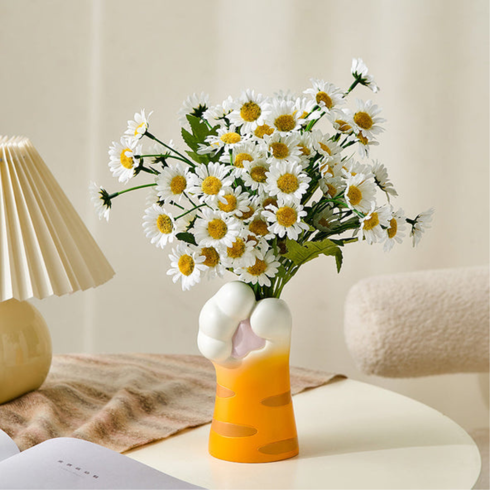 Vase Patte de Chat Pawfect Bloom | Décoration Maison Mignonne