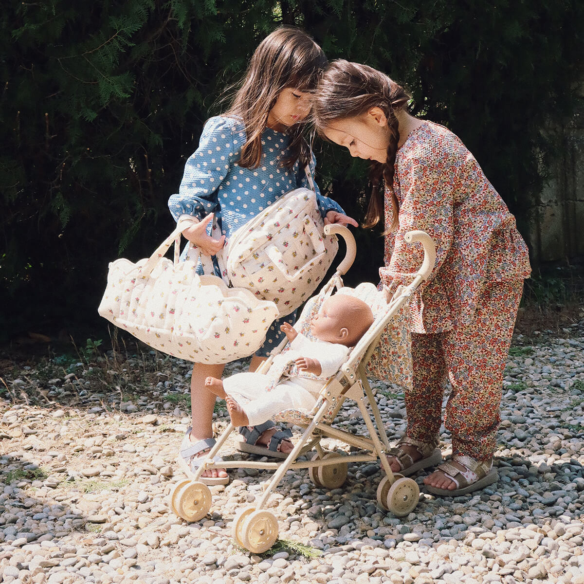 Petite Poussette pour Poupée et Peluche | Dès 3 Ans pour les filles