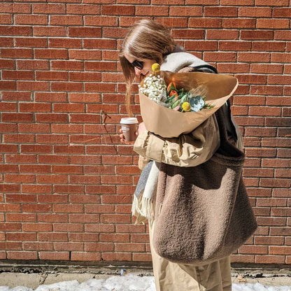 Sac Maman Multifonction en Teddy – Grand Format & Confort au Quotidien